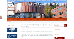Desktop Screenshot of couven-gymnasium.de